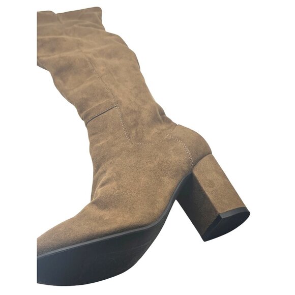 Treasure & Bond Lynx Stretch Over the Knee Boot, Camel (warm brown); Sz. 6, M - Picture 4 of 16